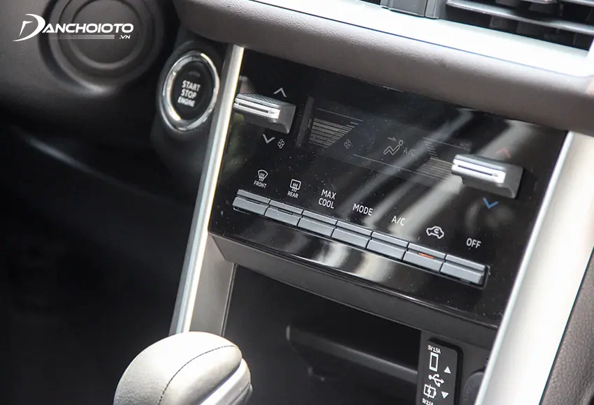 Mitsubishi Xpander 2024 có nút chỉnh điều hòa mới