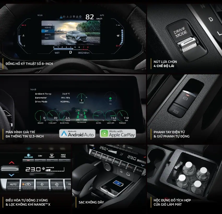 Nội thất của Mitsubishi Xforce